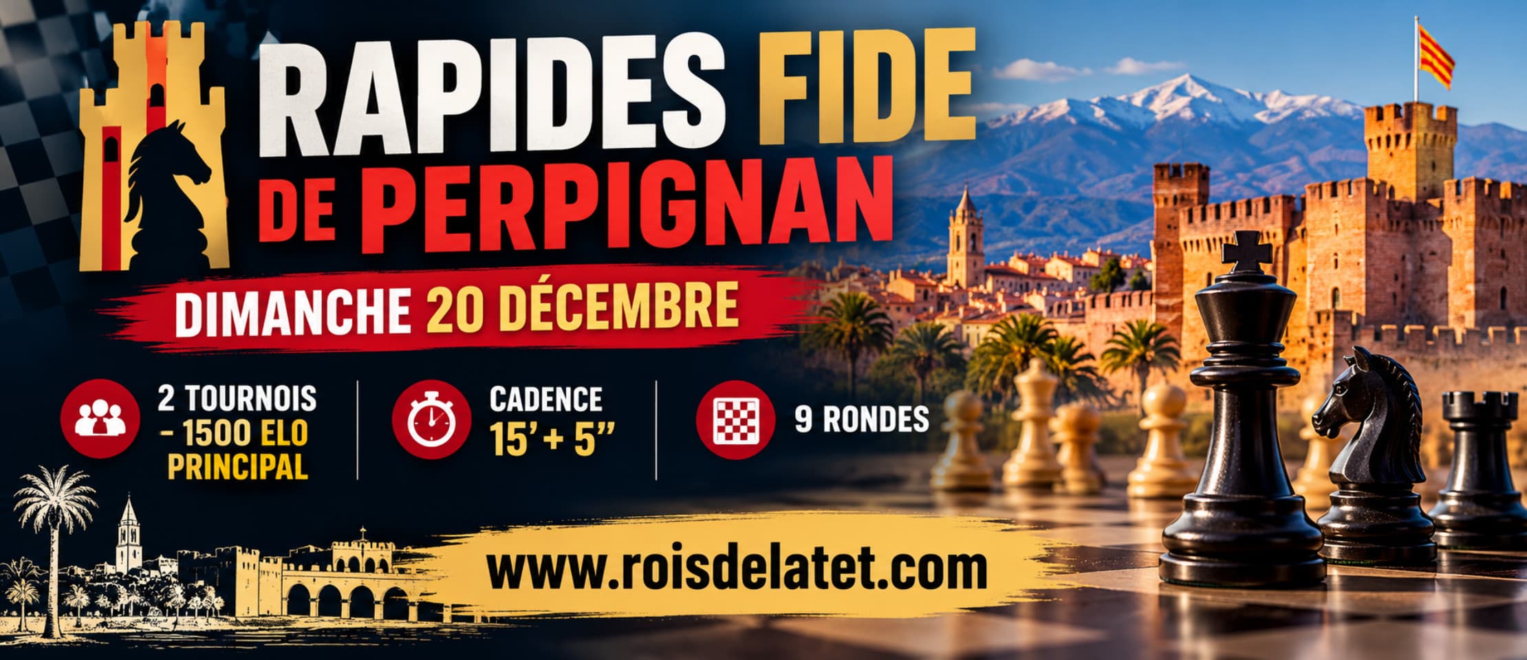 Rapides FIDE PERPIGNAN 20 Décembre 2026