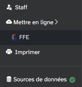 Onglet Mettre en ligne